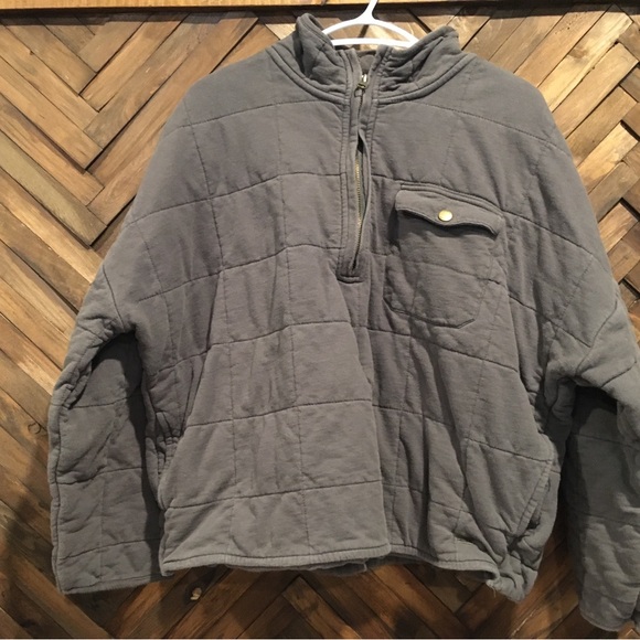 O’Neill Women’s Large charcoal Quiktes 3/4 Zip jacket - Picture 2 of 4